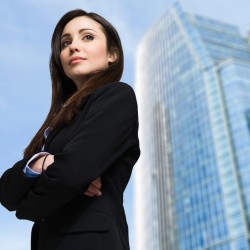 Confident businesswoman portrait