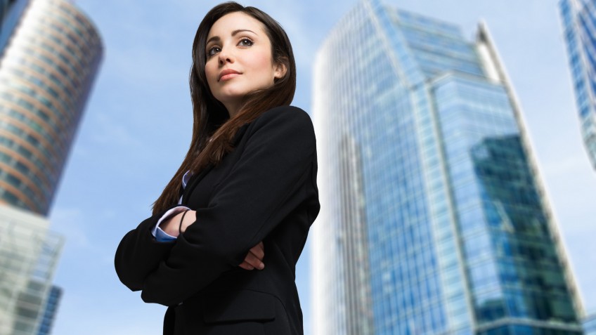 Confident businesswoman portrait