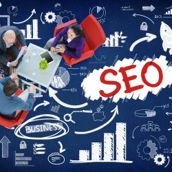 Search Engine Optimization Business Strategy Marketing Concept