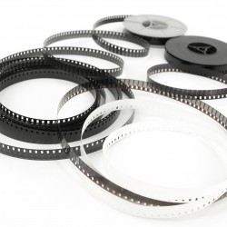 old 8mm cine film and reels