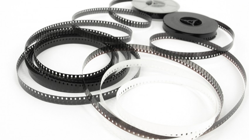 old 8mm cine film and reels