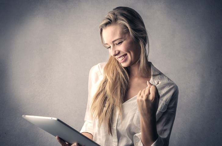 Young woman smiling